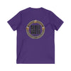 Never Waver Beer Is cheaper Than Therapy Unisex V-Neck Tee - Motivational Graphic Shirt - Never Waver