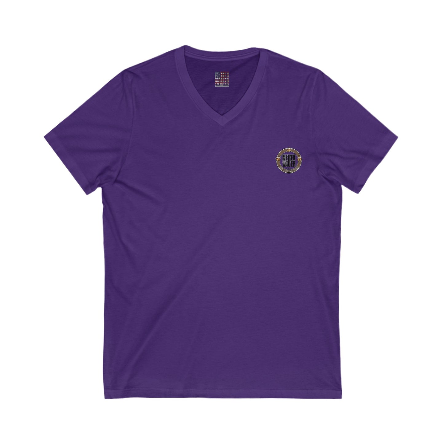 Never Waver Save Water Drink Beer  Unisex V-Neck Tee - Motivational Graphic Shirt - Never Waver