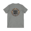 Never Waver Save Water Drink Beer  Unisex V-Neck Tee - Motivational Graphic Shirt - Never Waver