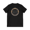 Never Waver Save Water Drink Beer  Unisex V-Neck Tee - Motivational Graphic Shirt - Never Waver