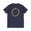 Never Waver Save Water Drink Beer  Unisex V-Neck Tee - Motivational Graphic Shirt - Never Waver