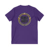 Never Waver Save Water Drink Beer  Unisex V-Neck Tee - Motivational Graphic Shirt - Never Waver