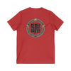 Never Waver Save Water Drink Beer  Unisex V-Neck Tee - Motivational Graphic Shirt - Never Waver